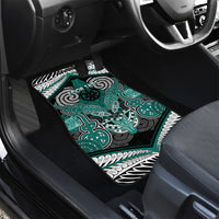 Aotearoa Iwi Ngati Maru Personalised Car Mats Maori Kowhaiwhai Pattern