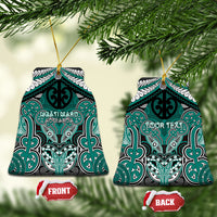 Aotearoa Iwi Ngati Maru Personalised Ceramic Ornament Maori Kowhaiwhai Pattern