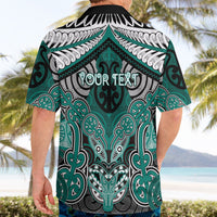 Aotearoa Iwi Ngati Maru Personalised Hawaiian Shirt Maori Kowhaiwhai Pattern