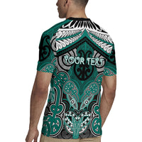 Aotearoa Iwi Ngati Maru Personalised Rugby Jersey Maori Kowhaiwhai Pattern