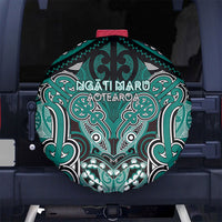 Aotearoa Iwi Ngati Maru Spare Tire Cover Maori Kowhaiwhai Pattern