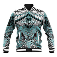 Aotearoa Iwi Ngati Paoa Personalised Baseball Jacket Maori Kowhaiwhai Pattern