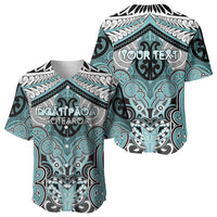 Aotearoa Iwi Ngati Paoa Personalised Baseball Jersey Maori Kowhaiwhai Pattern