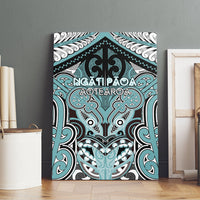 Aotearoa Iwi Ngati Paoa Canvas Wall Art Maori Kowhaiwhai Pattern