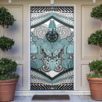 Aotearoa Iwi Ngati Paoa Personalised Door Cover Maori Kowhaiwhai Pattern
