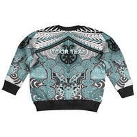 Aotearoa Iwi Ngati Paoa Personalised Kid Ugly Christmas Sweater Maori Kowhaiwhai Pattern