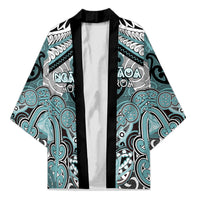 Aotearoa Iwi Ngati Paoa Personalised Kimono Maori Kowhaiwhai Pattern