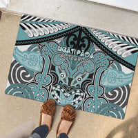 Aotearoa Iwi Ngati Paoa Rubber Doormat Maori Kowhaiwhai Pattern