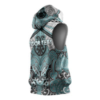 Aotearoa Iwi Ngati Paoa Personalised Sleeveless Hoodie Maori Kowhaiwhai Pattern
