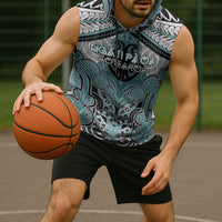 Aotearoa Iwi Ngati Paoa Personalised Sleeveless Hoodie Maori Kowhaiwhai Pattern