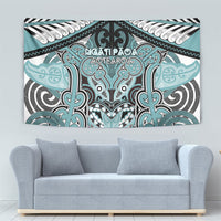 Aotearoa Iwi Ngati Paoa Tapestry Maori Kowhaiwhai Pattern