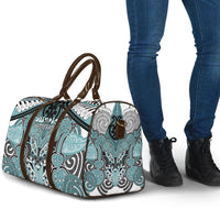 Aotearoa Iwi Ngati Paoa Travel Bag Maori Kowhaiwhai Pattern