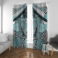 Aotearoa Iwi Ngati Paoa Window Curtain Maori Kowhaiwhai Pattern