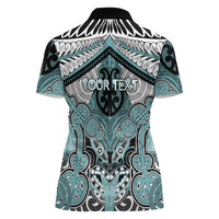 Aotearoa Iwi Ngati Paoa Personalised Women Polo Shirt Maori Kowhaiwhai Pattern