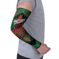 Aotearoa Iwi Ngati Hine Personalised Arm Sleeves Maori Kowhaiwhai Pattern