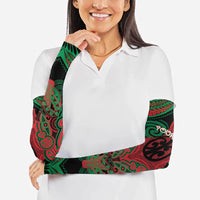 Aotearoa Iwi Ngati Hine Personalised Arm Sleeves Maori Kowhaiwhai Pattern