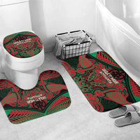 Aotearoa Iwi Ngati Hine Bathroom Set Maori Kowhaiwhai Pattern