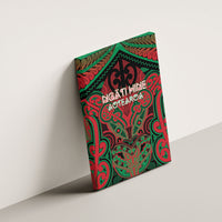 Aotearoa Iwi Ngati Hine Canvas Wall Art Maori Kowhaiwhai Pattern