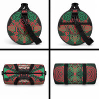 Aotearoa Iwi Ngati Hine Duffle Bag Maori Kowhaiwhai Pattern
