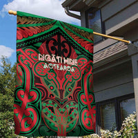 Aotearoa Iwi Ngati Hine Garden Flag Maori Kowhaiwhai Pattern