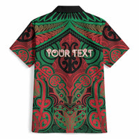 Aotearoa Iwi Ngati Hine Personalised Hawaiian Shirt Maori Kowhaiwhai Pattern