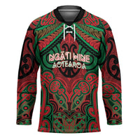 Aotearoa Iwi Ngati Hine Personalised Hockey Jersey Maori Kowhaiwhai Pattern