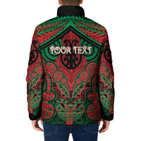 Aotearoa Iwi Ngati Hine Personalised Padded Jacket Maori Kowhaiwhai Pattern