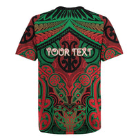 Aotearoa Iwi Ngati Hine Personalised Rugby Jersey Maori Kowhaiwhai Pattern