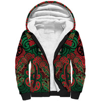Aotearoa Iwi Ngati Hine Personalised Sherpa Hoodie Maori Kowhaiwhai Pattern