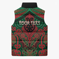 Aotearoa Iwi Ngati Hine Personalised Sleeveless Puffer Jacket Maori Kowhaiwhai Pattern