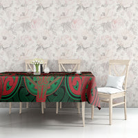 Aotearoa Iwi Ngati Hine Tablecloth Maori Kowhaiwhai Pattern