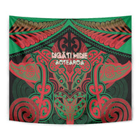 Aotearoa Iwi Ngati Hine Tapestry Maori Kowhaiwhai Pattern