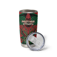 Aotearoa Iwi Ngati Hine Personalised Tumbler Cup Maori Kowhaiwhai Pattern