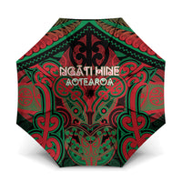 Aotearoa Iwi Ngati Hine Umbrella Maori Kowhaiwhai Pattern