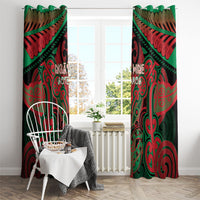 Aotearoa Iwi Ngati Hine Window Curtain Maori Kowhaiwhai Pattern