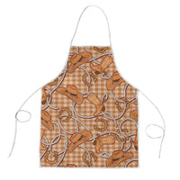 Brown Hawaii Palaka Cowboy Apron Hawaiian Paniolo Festival Spirit