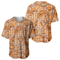 Brown Hawaii Palaka Cowboy Baseball Jersey Hawaiian Paniolo Festival Spirit