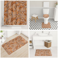 Brown Hawaii Palaka Cowboy Bathroom Set Hawaiian Paniolo Festival Spirit