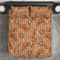 Brown Hawaii Palaka Cowboy Bedding Set Hawaiian Paniolo Festival Spirit
