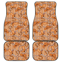 Brown Hawaii Palaka Cowboy Car Mats Hawaiian Paniolo Festival Spirit