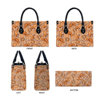 Brown Hawaii Palaka Cowboy Leather Bag Hawaiian Paniolo Festival Spirit