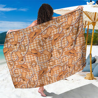 Brown Hawaii Palaka Cowboy Sarong Hawaiian Paniolo Festival Spirit
