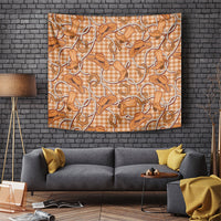Brown Hawaii Palaka Cowboy Tapestry Hawaiian Paniolo Festival Spirit