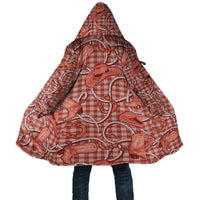 Red Hawaii Palaka Cowboy Cloak Hawaiian Paniolo Festival Spirit
