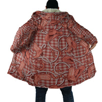 Red Hawaii Palaka Cowboy Cloak Hawaiian Paniolo Festival Spirit