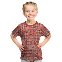 Red Hawaii Palaka Cowboy Kid T Shirt Hawaiian Paniolo Festival Spirit
