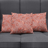 Red Hawaii Palaka Cowboy Pillow Cover Hawaiian Paniolo Festival Spirit