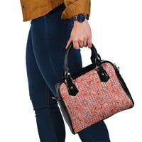 Red Hawaii Palaka Cowboy Shoulder Handbag Hawaiian Paniolo Festival Spirit