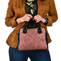 Red Hawaii Palaka Cowboy Shoulder Handbag Hawaiian Paniolo Festival Spirit