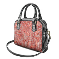 Red Hawaii Palaka Cowboy Shoulder Handbag Hawaiian Paniolo Festival Spirit